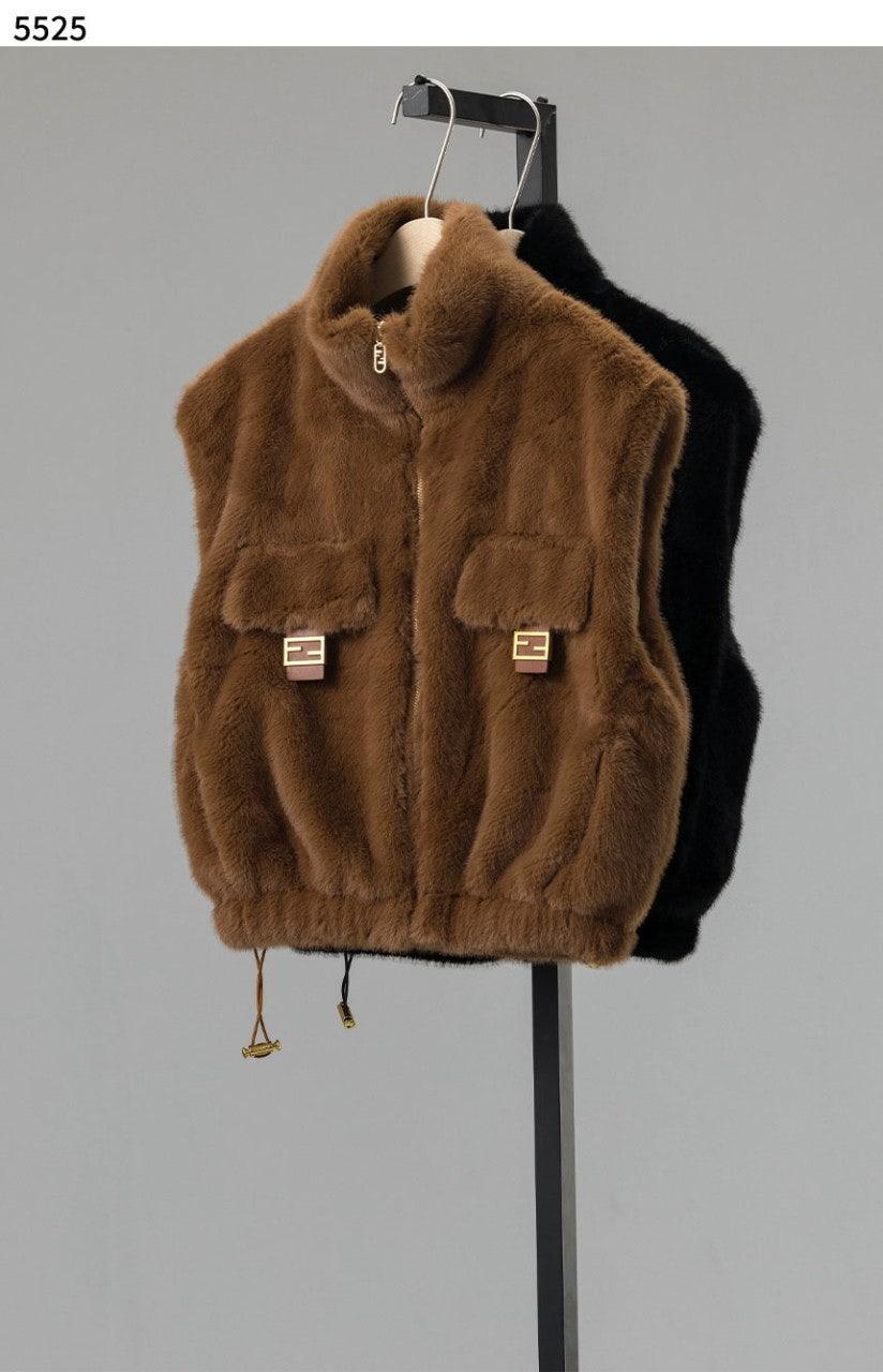 펜디 mink gilet (국내배송)