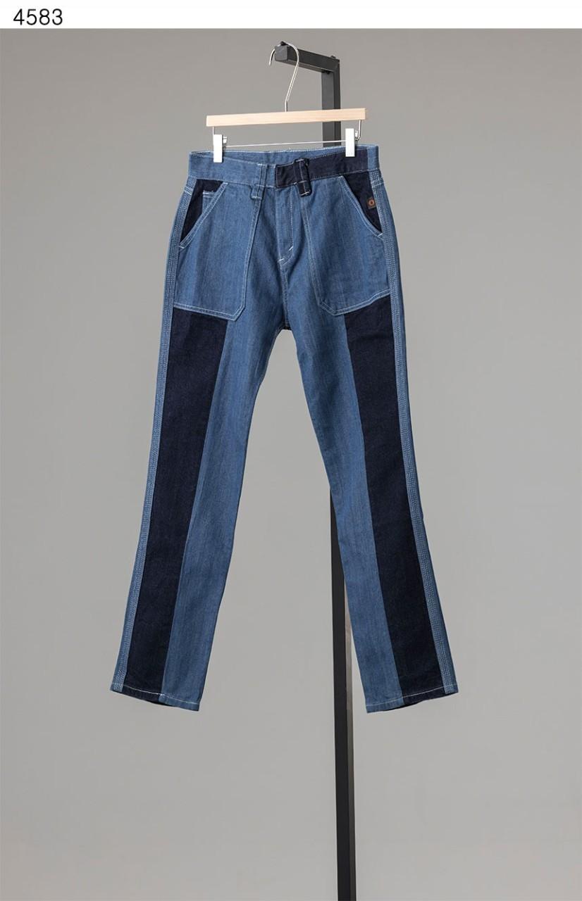 끌로에 Womens Patchwork Straight Jeans (국내배송)