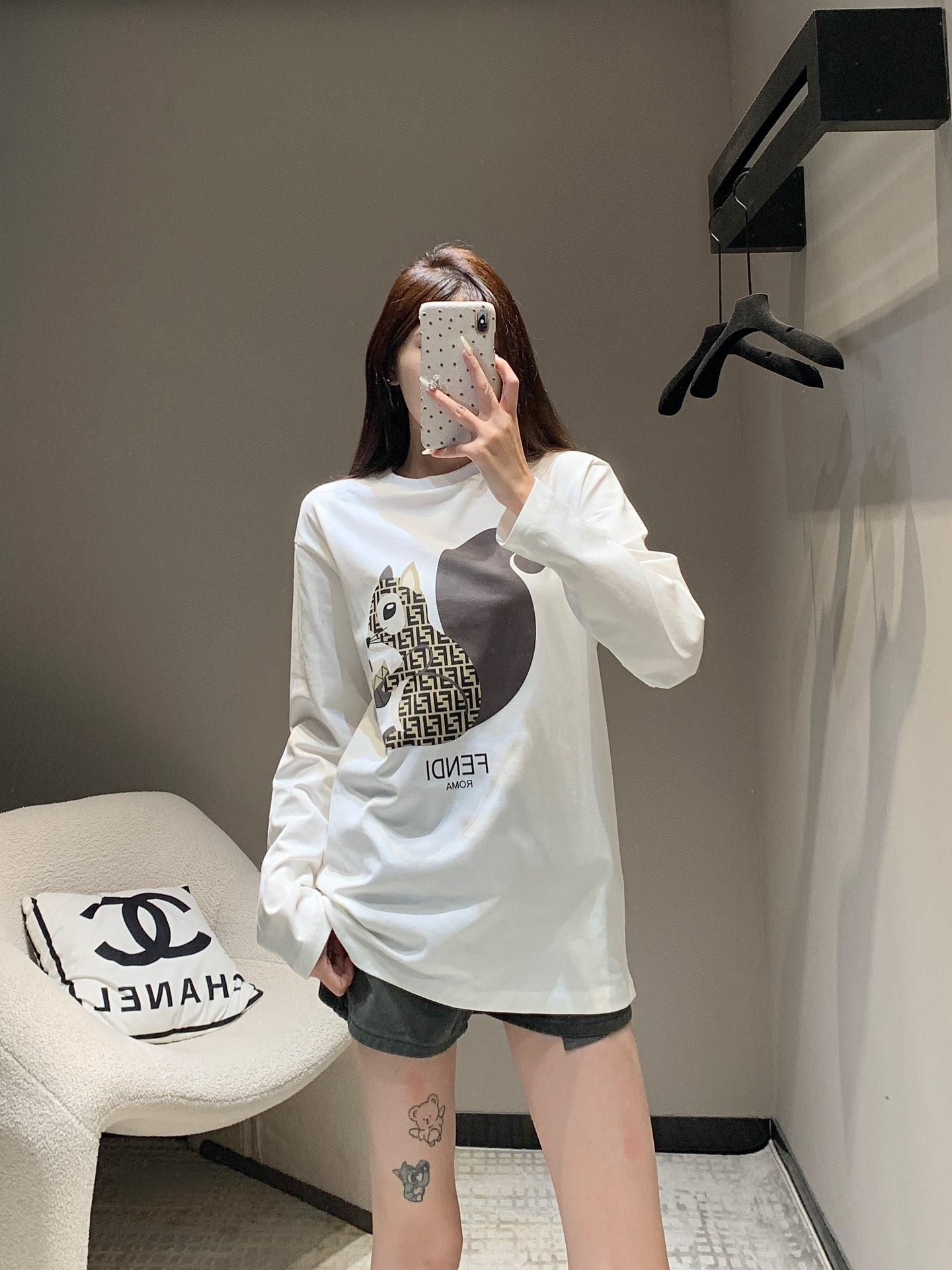 펜디 긴팔 티셔츠 (해외배송)