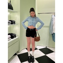 프라다 스트라이프 긴팔 셔츠 (해외배송)
