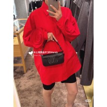 발렌티노 디자인 플라워 슬리브 셔츠 2컬러 (해외배송)