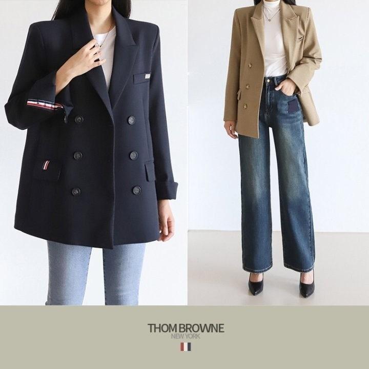 톰브라운 24FW WOOL DOUBLE BLAZER (국내배송)