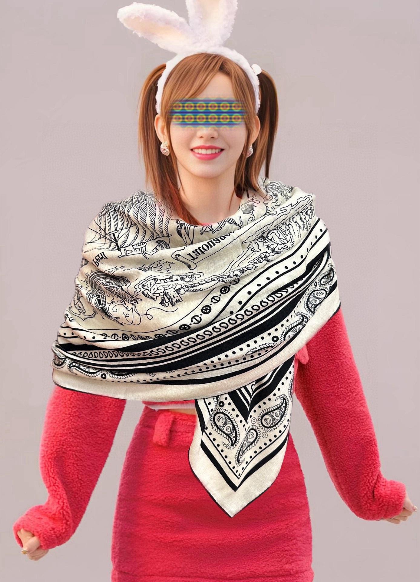 에르메스 캐시미어 스퀘어 스카프 (해외배송)