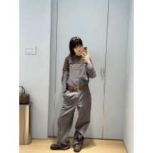 미우미우 데님 서스펜더 팬츠 (해외배송)