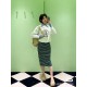 프라다 뉴 그린 스트라이프 스커트 (해외배송)