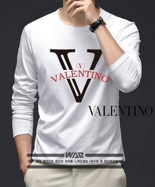 발렌티노 VALENTINO V 로고 긴팔 티셔츠 (국내배송)