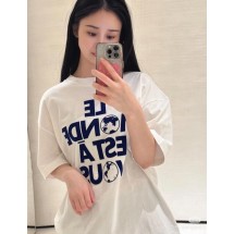 루이비통 블루 앤 화이트 프린트 반팔 (정품급 해외배송)
