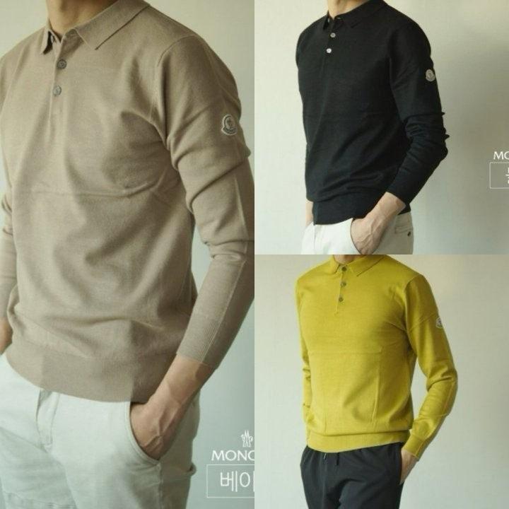 몽클레어 버튼카라 케시니트 (국내배송)