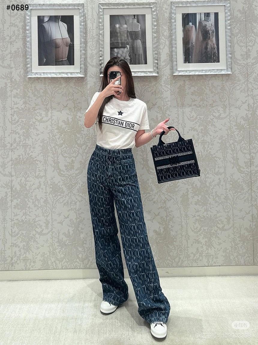 디올 미스 디올 올오버 모티브 팬츠 (국내배송)