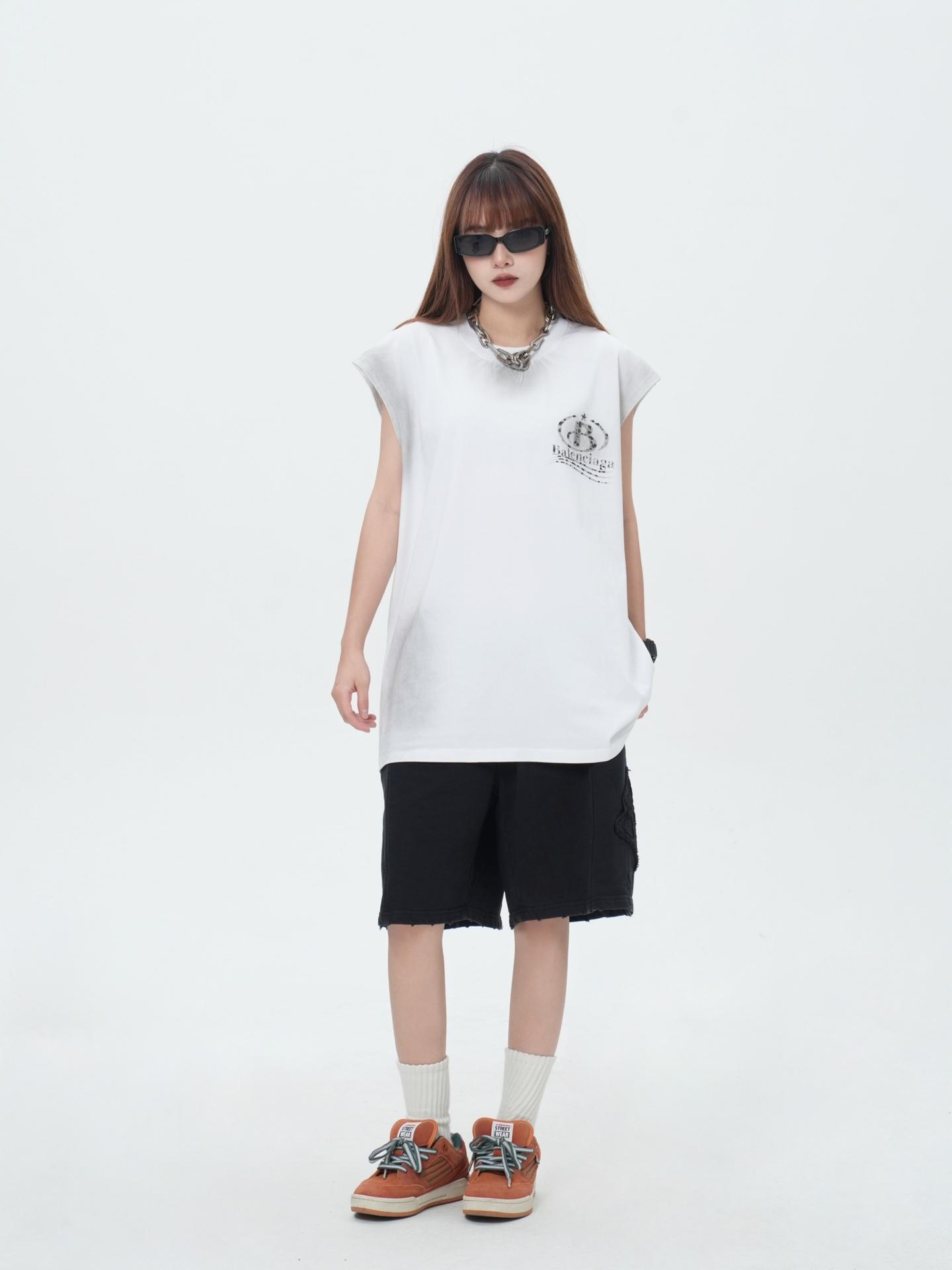 발렌시아가 민소매 티셔츠 (해외배송)