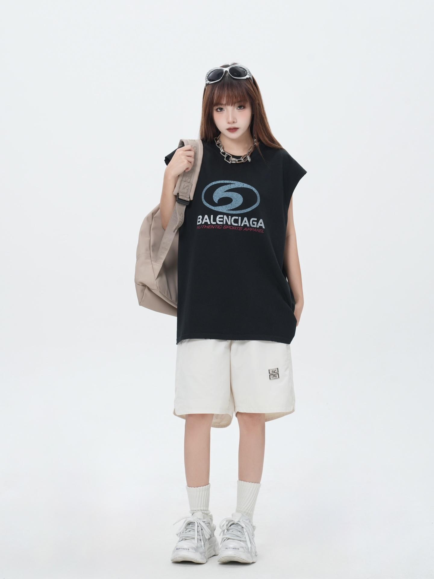 발렌시아가 민소매 티셔츠 (해외배송)