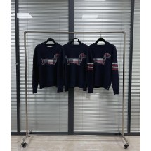 톰브라운 체크 도그 모헤어 스웨터 (해외배송)