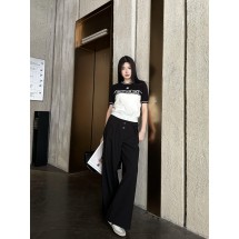 디올 니트 울 반팔 탑 2컬러 (해외배송)