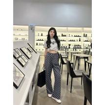 샤넬 봄 여름 와이드 레그 팬츠 (해외배송)