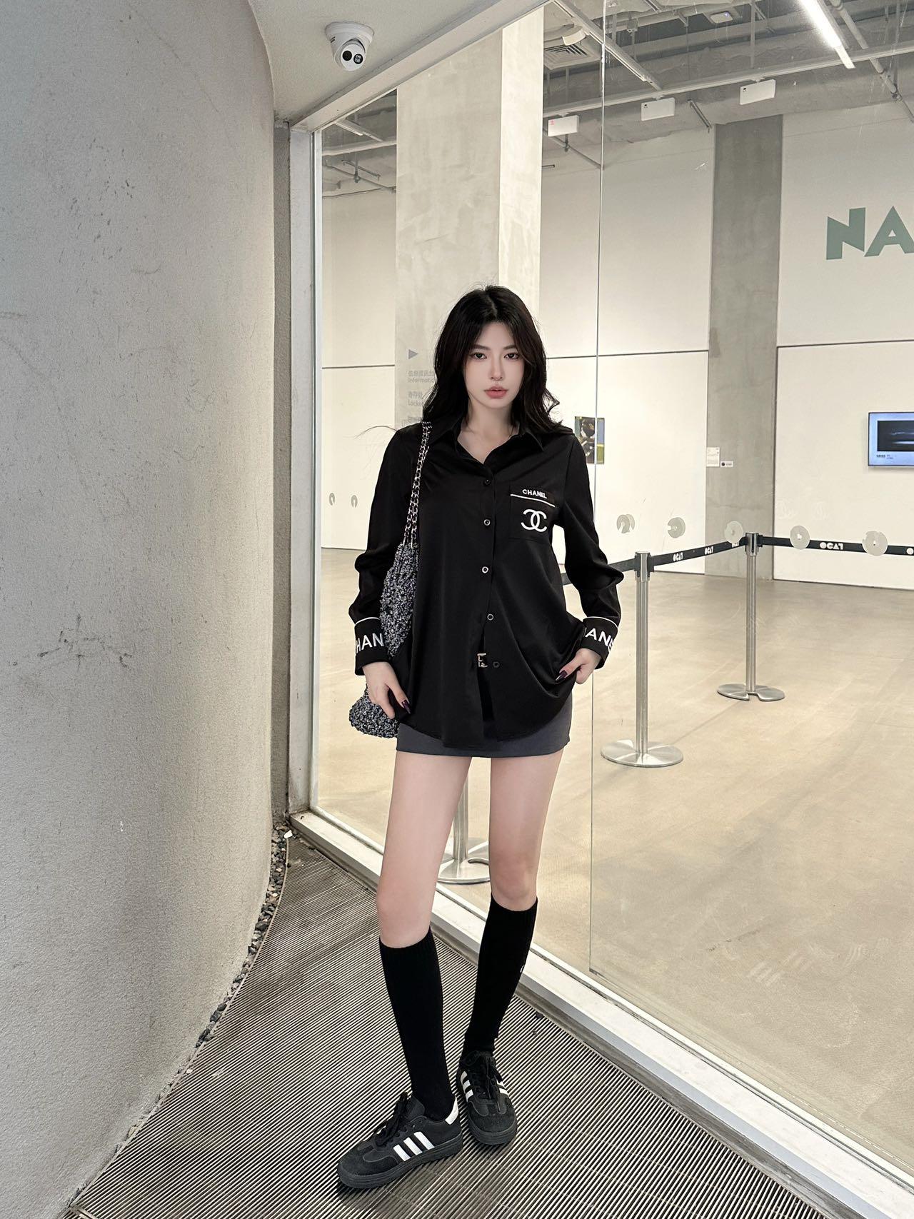 샤넬 캐주얼 셔츠 2컬러 (해외배송)
