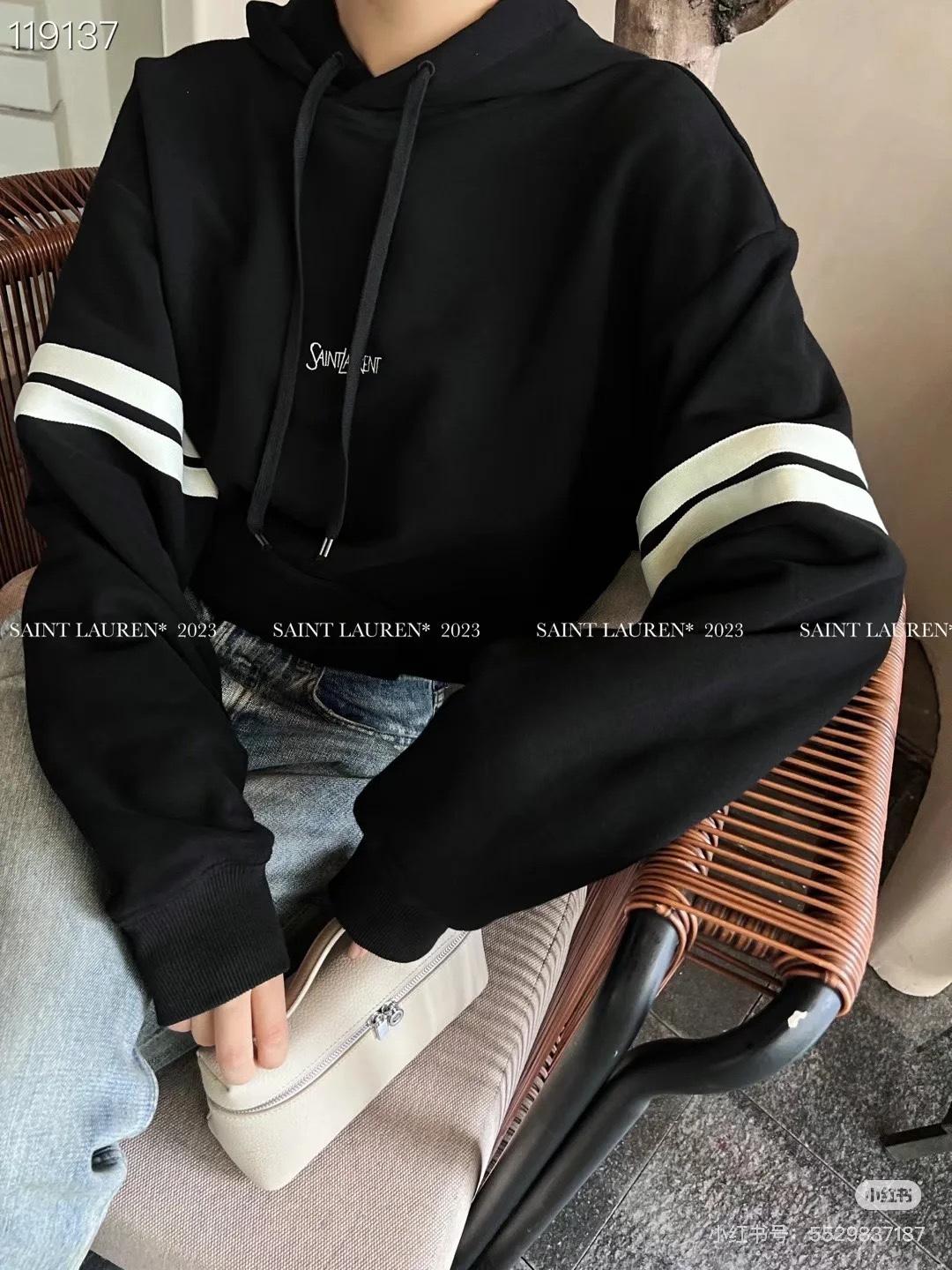 입생로랑 YSL 슬로건 후드티 (정품급 해외배송)