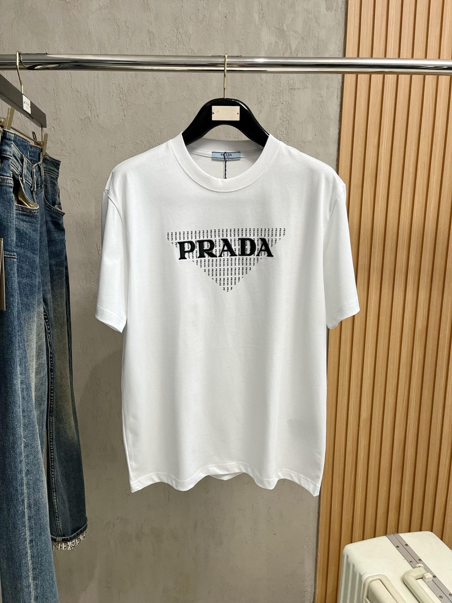 프라다 반팔 티셔츠 2컬러 (해외배송)