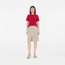 버버리 코튼 반팔 티셔츠 (해외배송)