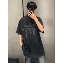 발렌시아가 25 뉴 워터 드롭 3M 디스트레스드 반팔 티셔츠 (해외배송)
