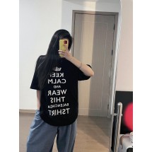 발렌시아가 프린트 반팔 티셔츠 (해외배송)