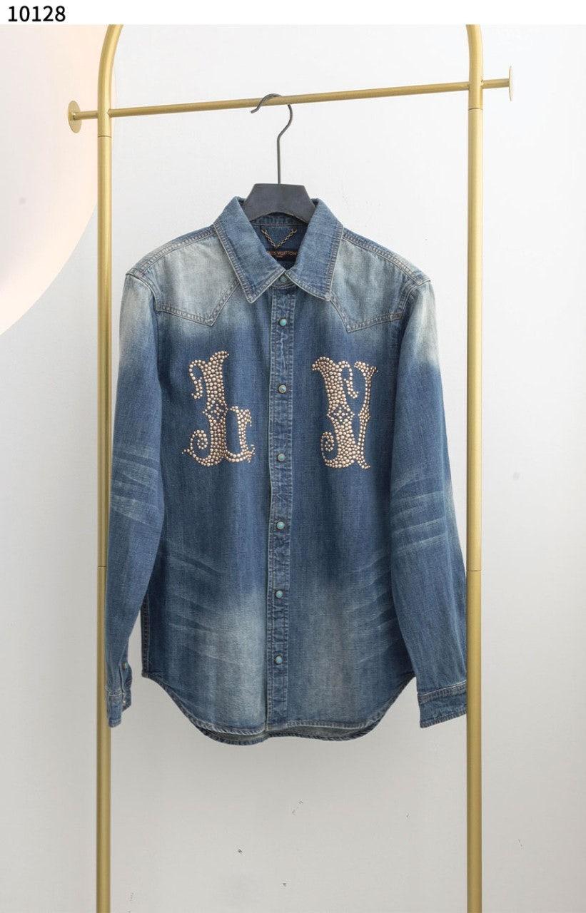 루이비통 Louis Vuitton Denim Overshirt Indigo Blue (국내배송)