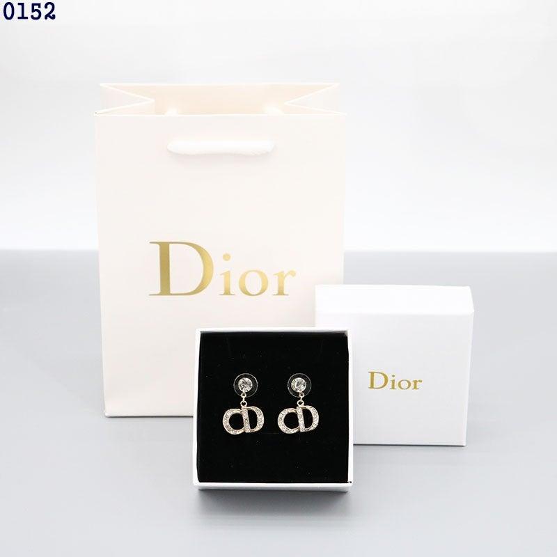 디올 CD 크리스탈 골드 이어링  (국내배송)