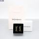 입생로랑 YSL 스네이크 골드 이어링 (국내배송)