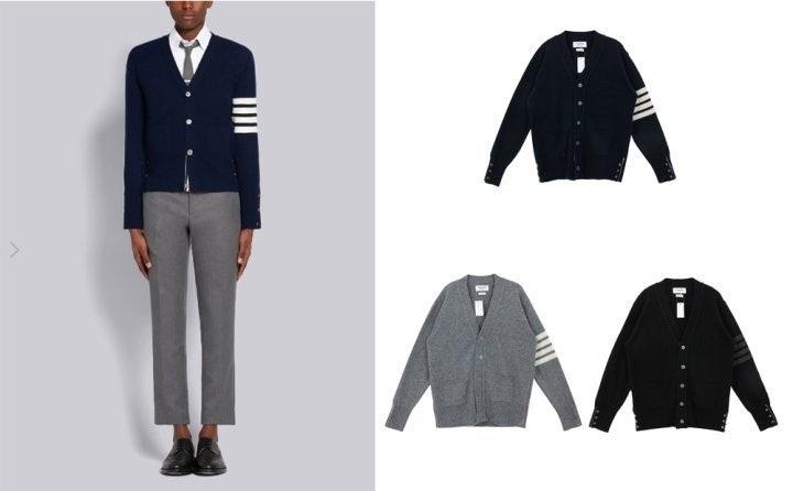 톰브라운 TB 램스울가디건(3color) (국내배송)