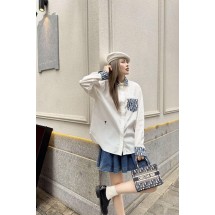 디올 모노그램 로고 셔츠 (해외배송)