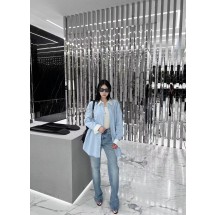 입생로랑 하늘색 스트라이프 셔츠 (해외배송)
