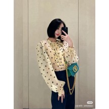 발렌티노 실크 폴카 도트 셔츠 (해외배송)