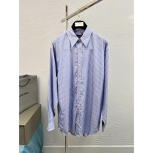 발렌시아가 25ss 스트라이프 코튼 긴팔 셔츠 (해외배송)