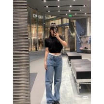 알렉산더왕 레이스 허리 데님 팬츠 (해외배송)