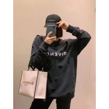 지방시 GVC 더블 레이어 라운드넥 스웨트셔츠 (해외배송)