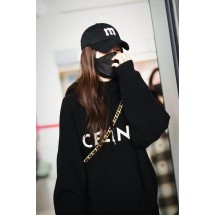 셀린느 로고 자수 패치 울 스웨터 후드 스웨트셔츠 (해외배송)