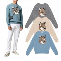 메종키츠네 빅폭스헤드 풀 오버니트(3Color) (국내배송)