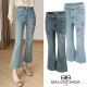 발렌시아가 25SS. 스케치 프린트 세미 부츠컷 (국내배송)
