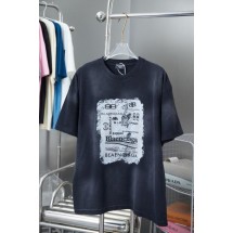발렌시아가 멀티로고 워싱 티셔츠  (국내배송)