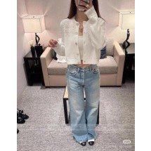 샤넬 크로셰 뜨개질 카디건 (해외배송)