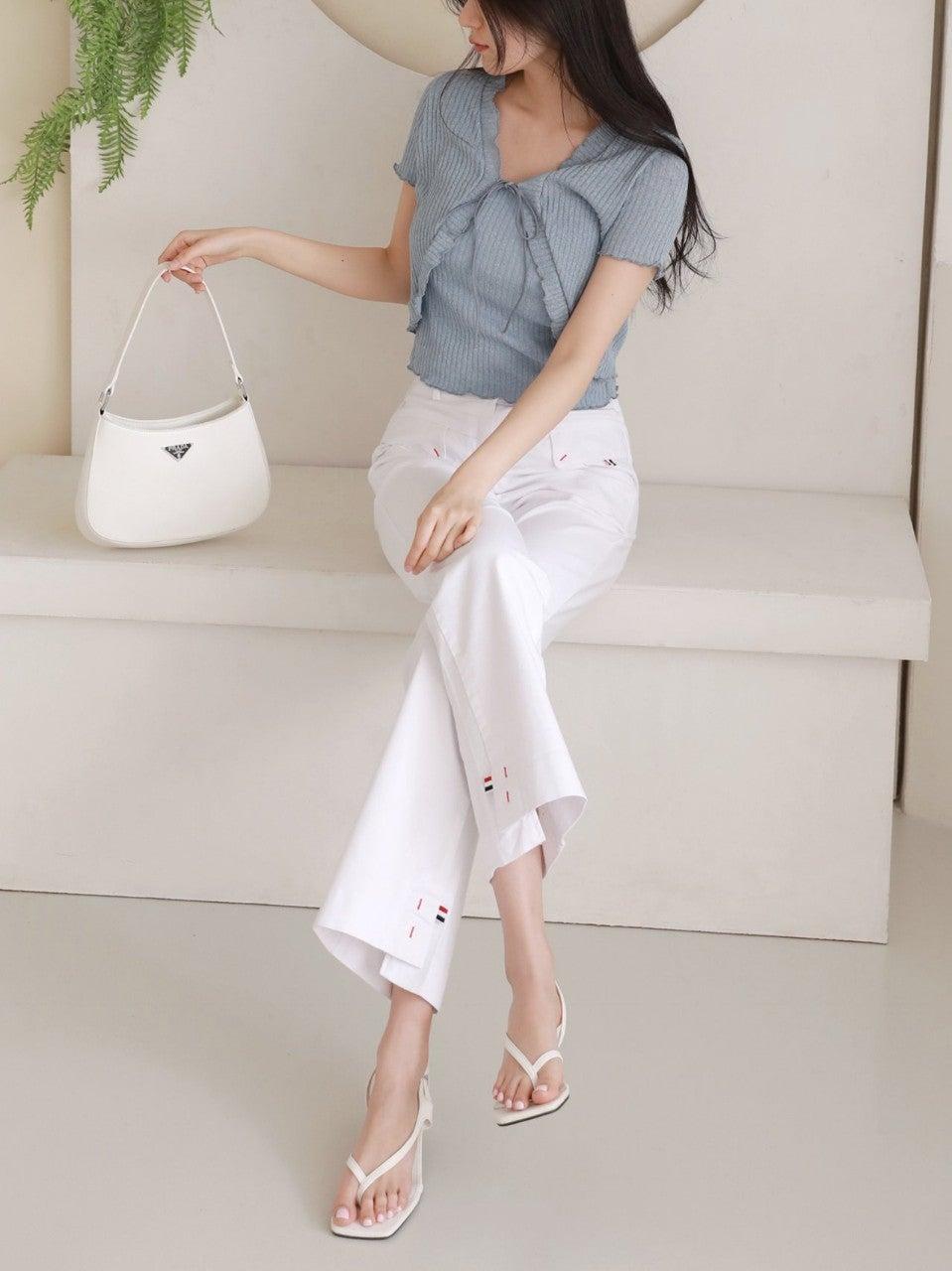 톰브라운 여성 부츠컷팬츠 (국내배송)