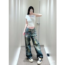 아크네스튜디오 컬러 데님 팬츠 (해외배송)