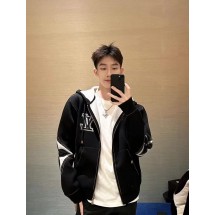 루이비통 인타르시아 지퍼업 코튼 지퍼업 후드 티셔츠 (해외배송)
