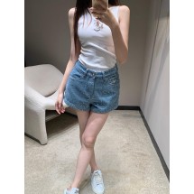 샤넬 여름 헤비 스팽글 데님 반바지 (해외배송)