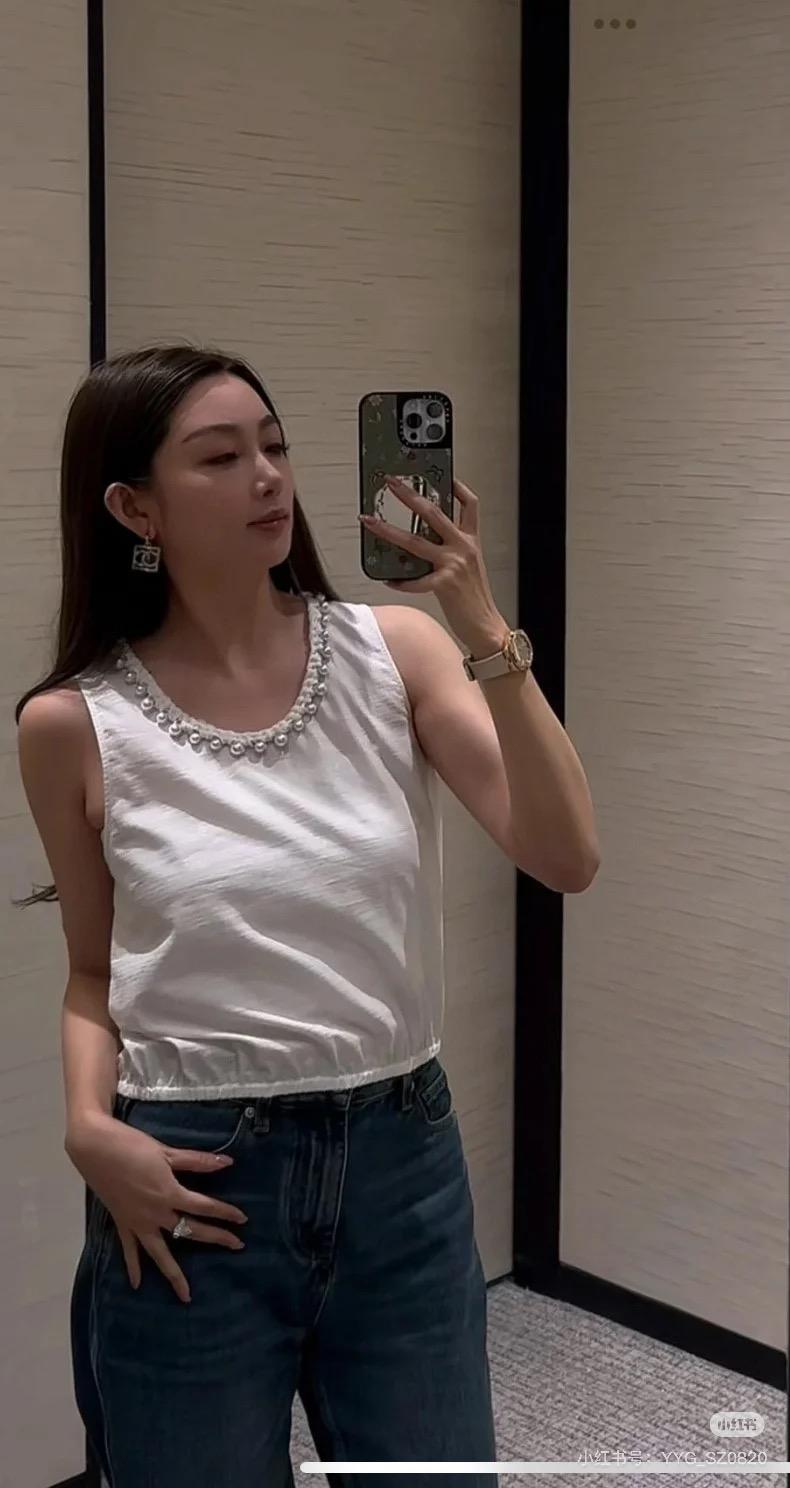 샤넬 펄 넥 베스트 (정품급 해외배송)