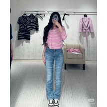 샤넬 진주 물방울무늬 스트레이트 팬츠 3컬러 (정품급 해외배송)