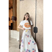 루이비통 프린트 포스터 스커트 2컬러 (해외배송)