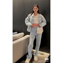 루이비통 캔디 컬러 자수 로고 바지 (해외배송)