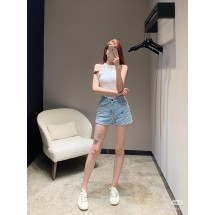 루이비통 캔디 컬러 데님 반바지 (해외배송)