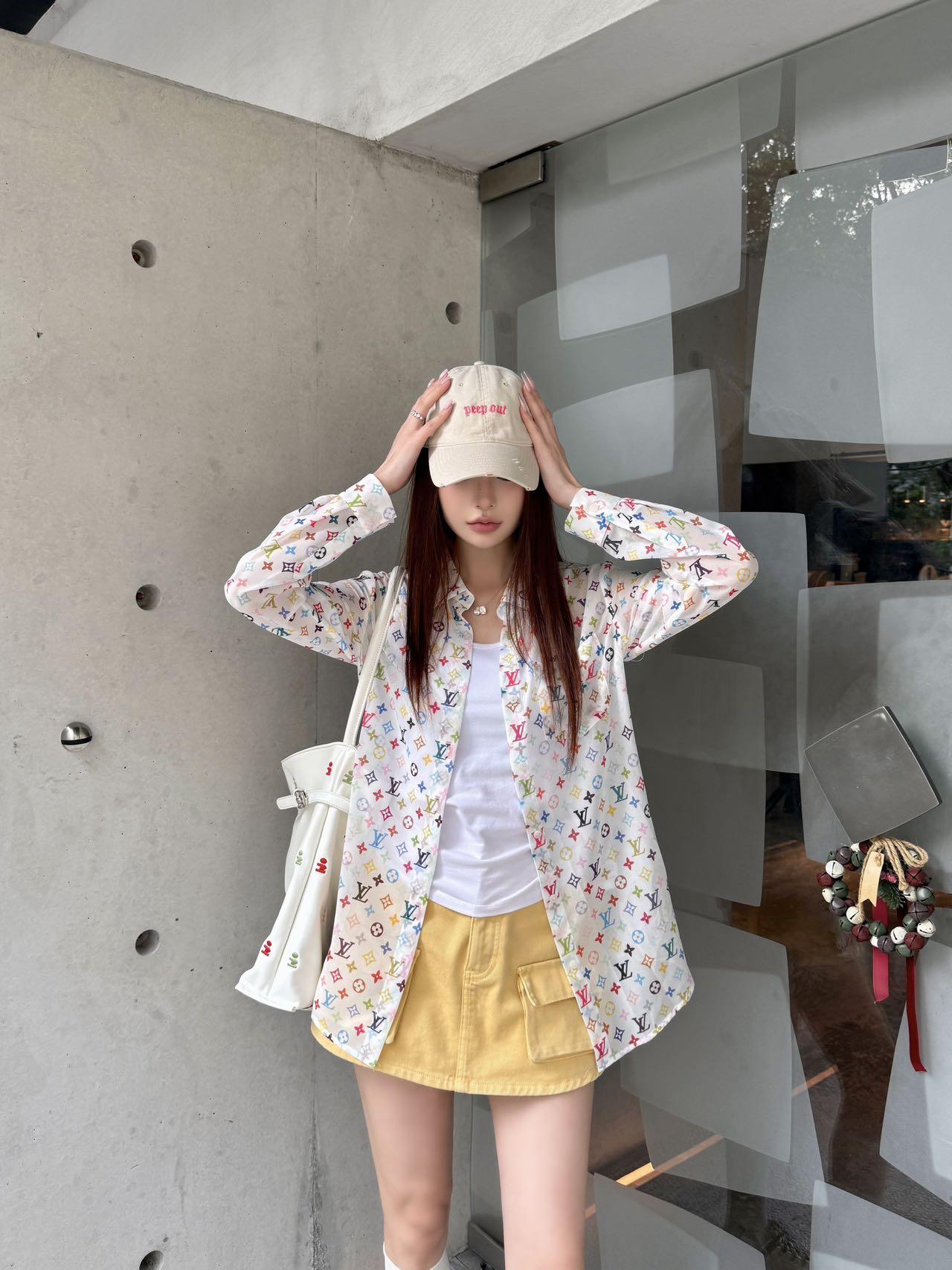 루이비통 로고 자외선 차단 셔츠 2컬러 (해외배송)