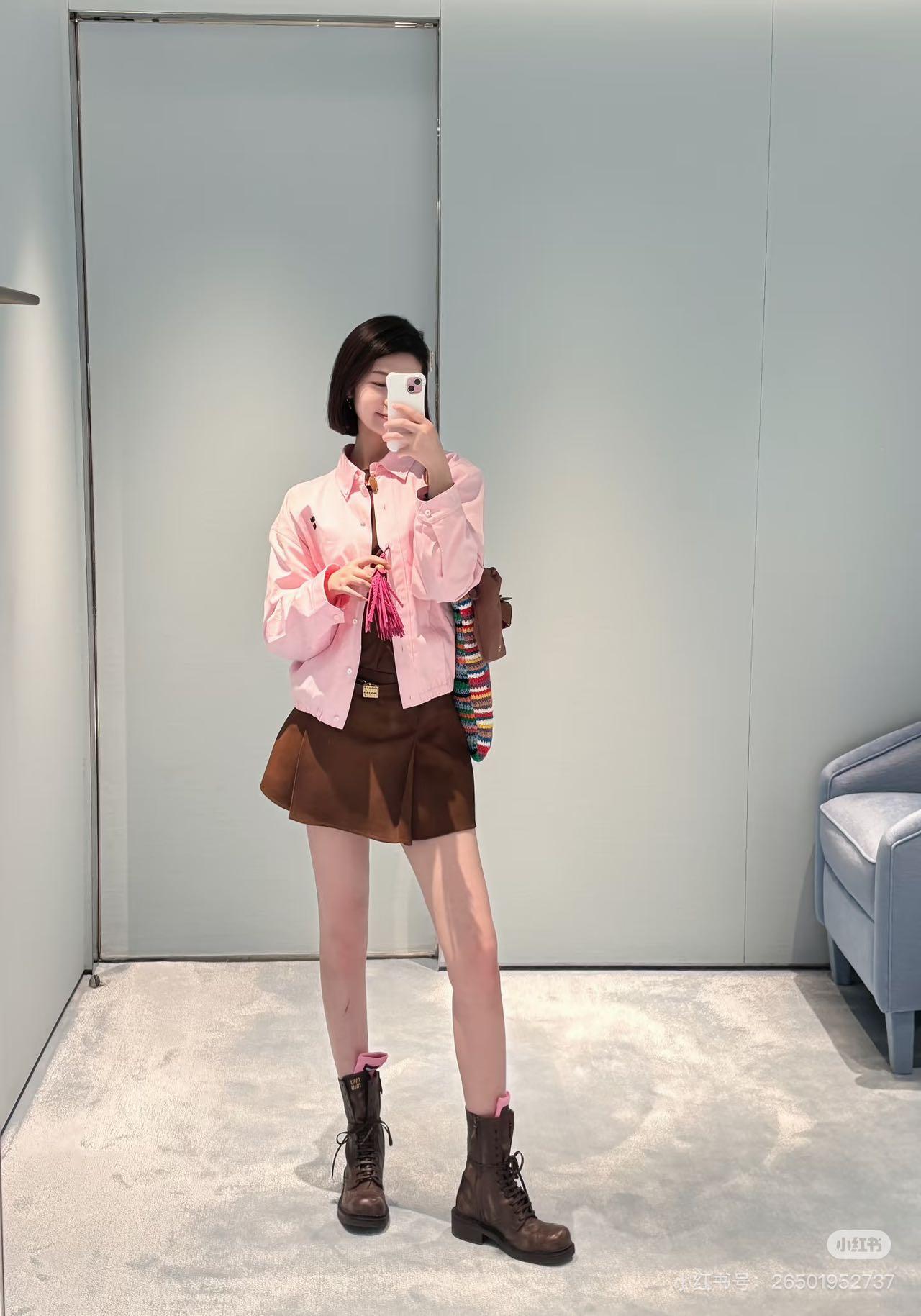 미우미우 셔츠 스타일 재킷 2컬러 (해외배송)